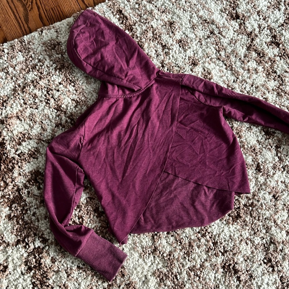 Gymshark crop open back hoodie